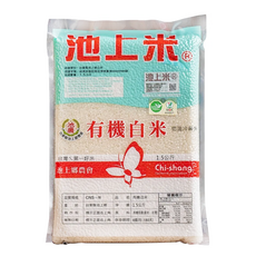 池上鄉農會 有機白米, 1.5kg, 1包, 1等