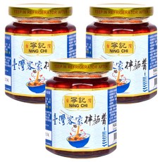 寧記 台灣客家拌麵醬 台灣製造, 280g, 3罐