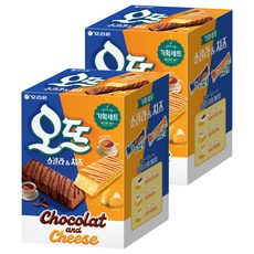 ORION 好麗友 Haute 巧克力與起司企劃套組, 巧克力 6入 x 2 + 起司 6入 x 2, 2套