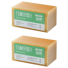 竹木牙籤, 3600支, 2盒