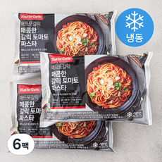오프라이스 매드포갈릭 매콤한 갈릭 토마토 파스타 (냉동), 302g, 6팩