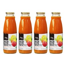 jun 蘋果胡蘿蔔汁, 4個, 980ml