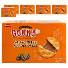 Bibica 咖啡鹽味牛餅軋乾, 6盒, 100g