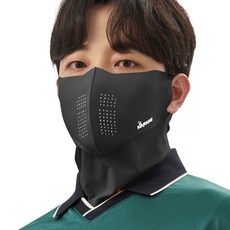 Napang 頸掛式運動護臉面罩, 黑色