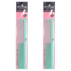 專業用碳纖維髮梳B-194, 薄荷, 2個