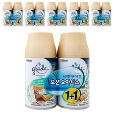 그레이드 자동분사 방향제 오션 이스케이프 리필, 269ml, 12개