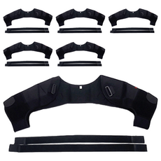 AOLIKES 奧力克斯 1695雙肩綁帶加壓護肩, 黑色 S/M/L尺寸, 6個