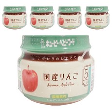 kewpie 極上嚴選 日本蘋果泥 5M 蘋果 70g 給寶寶最安心的美味, 5罐
