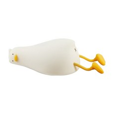 躺平鴨 小夜燈/感應燈, ABS材質, White