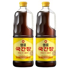 샘표 국간장, 1.7L, 2개