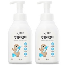 MyBEE 奶瓶清潔劑 泡沫型 容器, 500ml, 2個