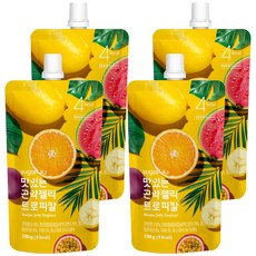 sugarlolo 蒟蒻果凍飲 熱帶水果口味, 150g, 4個