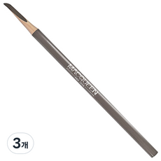 맥퀸뉴욕 마이 스트롱 아이브로우 펜슬 하드파우더 1.2g, 그레이브라운, 3개