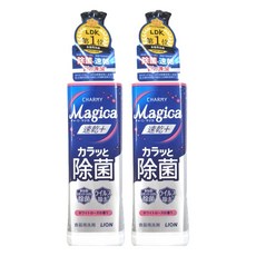 LION 獅王 CHARMY Magica 速乾+洗碗精 除菌 白玫瑰香 220ml, 2瓶
