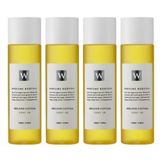 화이트센트 향기좋은 모이스처 마사지 바디오일 아일랜드코튼, 120ml, 4개, 아일랜드 코튼