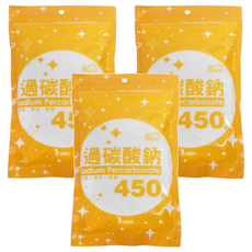 夏和 過碳酸鈉 S-2981 450g 3入 - 天然配方 多用途清潔 除菌消臭