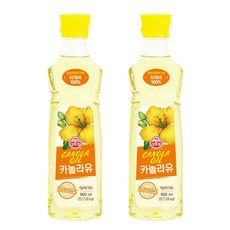 OTTOGI 不倒翁 芥花油, 900ml, 2瓶