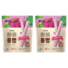 베베쿡 처음먹는 빼빼롱뻥, 30g, 2개, 자색고구마