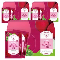 푸드버킷 유기농 레드비트즙 100, 80ml, 90개
