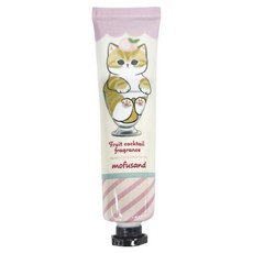 mofusand 保濕護手霜 水果雞尾酒 可愛貓咪造型 深層滋潤 改善乾燥, 30g, 1條
