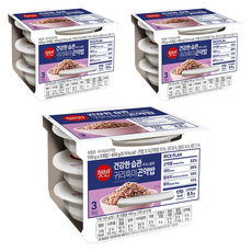 햇반 귀리흑미곤약밥, 150g, 9개