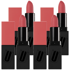 Chosungah Beauty 緞面唇膏, 4個, 都會粉紅, 3.5g