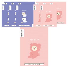아트모아 초등 영어넓은칸 노트, 랜덤발송, 12개