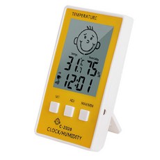 앤서니 베이비 디지털 온습도계, 옐로우, 1개