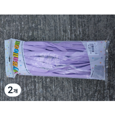 조이벌룬 요술풍선 360 50p, 마카롱라벤더, 2개