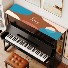 에어 조약 일러스트 피아노 상단 매트 30 x 160 cm, TYPE 09, 1개