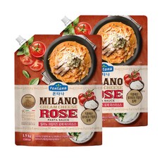 폰타나 밀라노 크림치즈 로제 파스타소스, 1.5kg, 2개