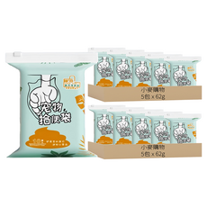 小麥購物 可降解寵物拾便袋 Y944 62g, 多色, 10入, 10包