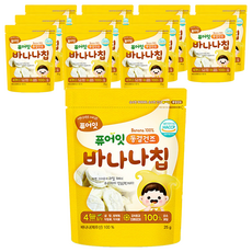 퓨어잇 동결건조 바나나칩, 25g, 12개
