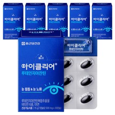 아이클리어 루테인지아잔틴, 30정, 6개, 15g 30정, 6개, 15g