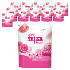 피죤 레귤러 섬유유연제 핑크로즈 리필, 2.3L, 1개입, 12개