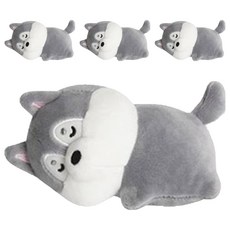 모찌타운 귀요미 인형 핫팩 허스키 8cm, 4개