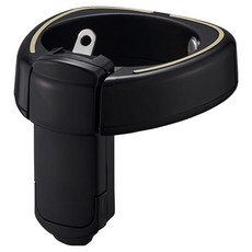 超音波啤酒發泡器 絹泡 日本Doshisha 2顆4號鹼性電池 奶油般泡沫 戶外活動 燒烤 DKC-B3BK, 黑色, 1台