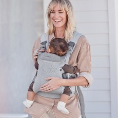 베이비뵨 베이비 캐리어 하모니 3D 메쉬 올인원 아기띠, 실버