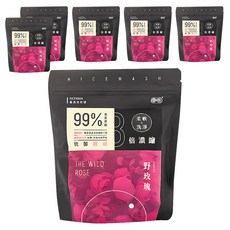 NICE WASH 豪洗 野玫瑰 洗衣球, 99%完全萃取, 抗菌防螨, 柔軟洗淨, 3倍濃縮, 32個裝, 6組