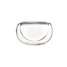 Homely Zakka 午茶食光雙層玻璃防燙隔熱小茶杯 60ml, 1個