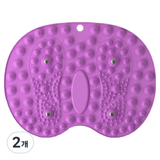 발지압 마사지 매트, 2개, 퍼플