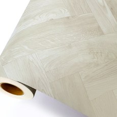 DECOMI 人字紋地板貼 JP-020, 米白色, 100 x 250 cm