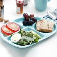 DOHO 4格餐盤, 藍色