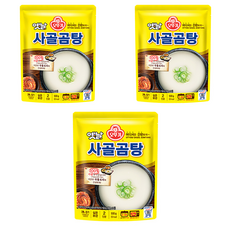 오뚜기 옛날 사골곰탕 국물, 500g, 3개