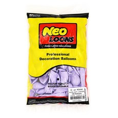 네오룬스 네오텍스 파스텔 매트 라운드 풍선 13cm 100p, 매트 라벤다, 1개