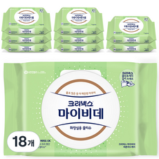 마이비데 피톤치드케어 비데물티슈 캡형, 40매입, 18개