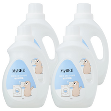 마이비 순한 유아세제 용기형, 1.5L, 4개