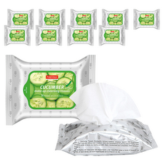 PUREDERM 小黃瓜卸妝巾, 30入, 10包