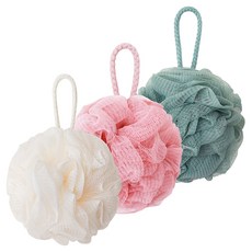 페르노엘 촘촘하고 부드러운 걸이형 버블 샤워볼 세트, 혼합A, 3개입, 1개