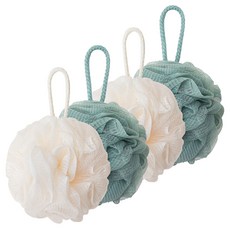 Pernoel 緻密柔軟懸吊式氣泡淋浴球 4 件組, C型, 1個, 4個裝